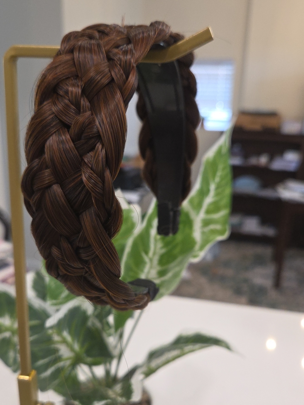 Braided Brown Headband - Women Hair Accessory